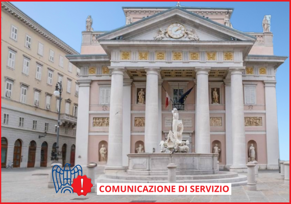 CONFINDUSTRIA ALTO ADRIATICO: VARIAZIONE INDIRIZZO SEDE DI TRIESTE